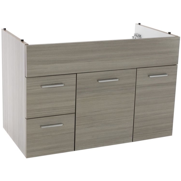 ACF L585LC 33 Inch Wall Mount Larch Canapa Bathroom Vanity Cabinet